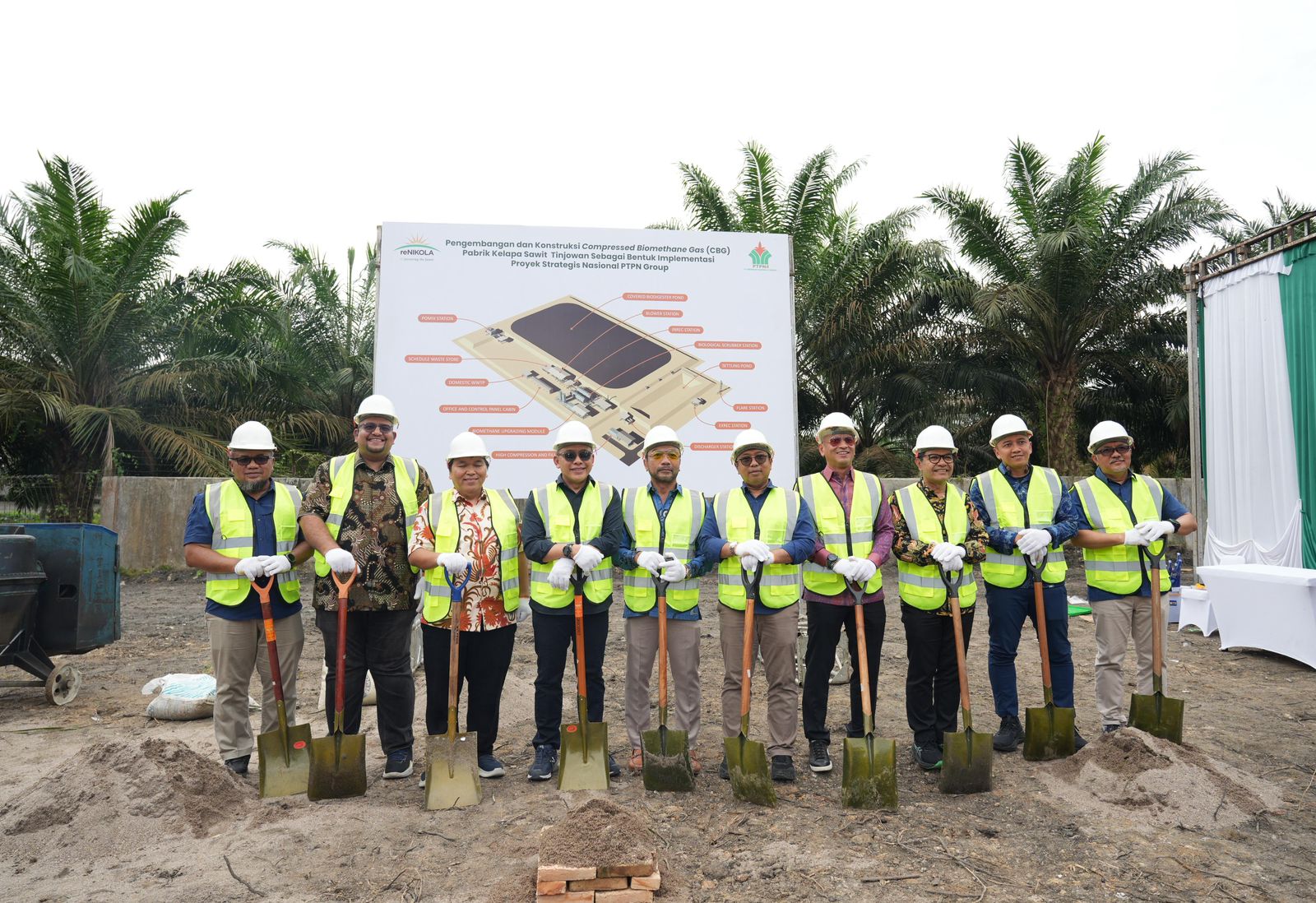 Pabrik Gas Biometan Pertama dari Limbah Sawit Mulai Dibangun PTPN IV di Simalungun Langkah Strategis PalmCo Do
