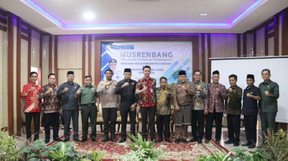 Musrenbang RKPD Tahun 2024, Bappeda Muaro Jambi Percepat Transformasi Ekonomi