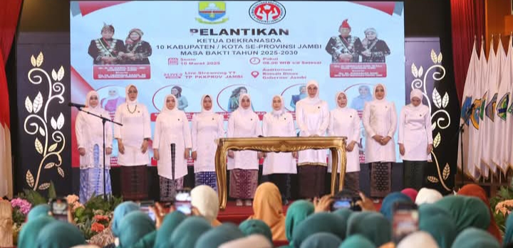 Pelantikan Ketua Dekranasda 10 Kabupaten/ Kota Se- Provinsi Jambi