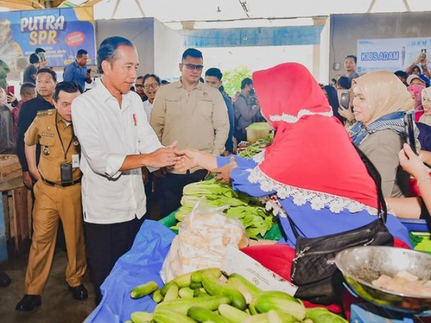 Wilayah Merangin, Presiden Jokowi Pastikan Harga Bahan Pokok Stabil Menjelang Lebaran Idul Fitri 2024 di Jambi