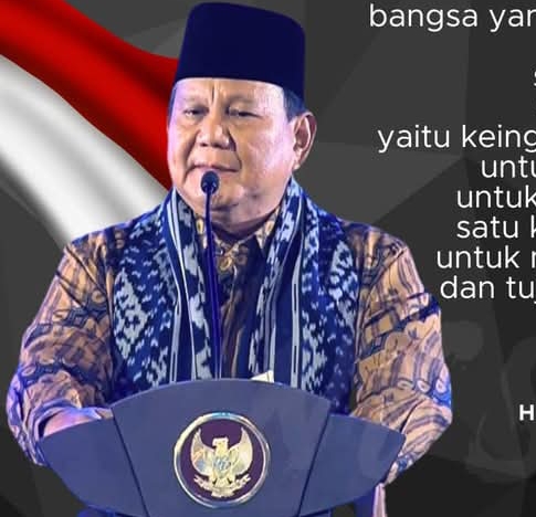 Presiden Prabowo Subianto Apresiasi Jajaran TNI-POLRI