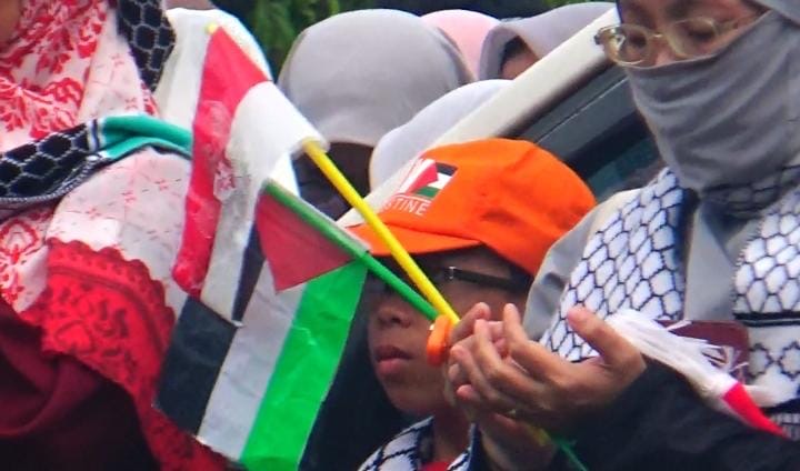 Masyarakat Jambi Gelar Aksi Damai Dukung Kemerdekaan Palestina