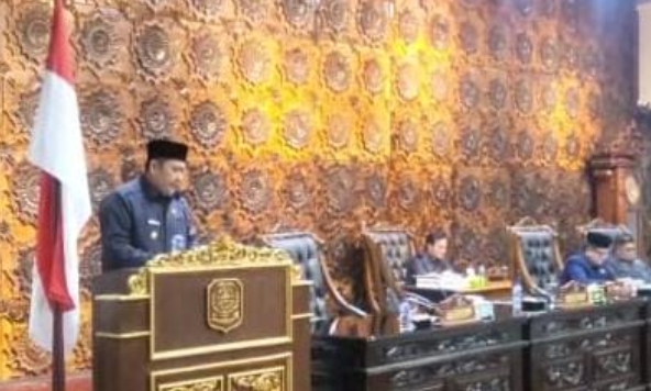 Bupati Merangin Sampaikan Ranperda Pertanggungjawaban APBD 2025 ke DPRD