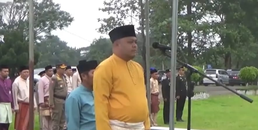 Wakil Bupati Tanjab Timur Pimpin Upacara Hari Lahir Pancasila 2024