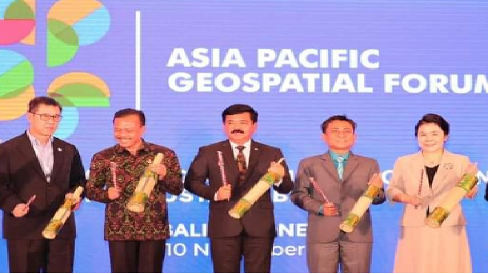Mentri Agraria Membuka Kegiatan Asia Pacific Geospatial Forum 2023
