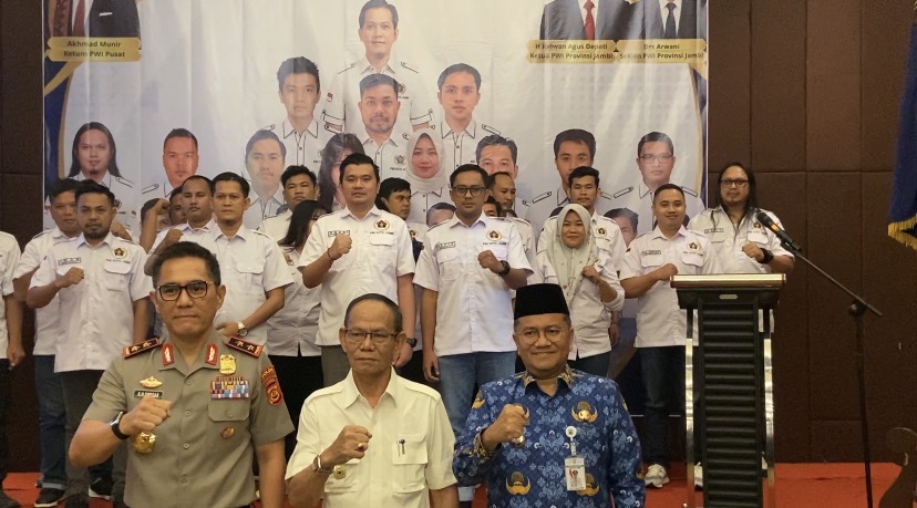 Pengurus PWI Kota Jambi Periode 2026–2029 Resmi Dilantik