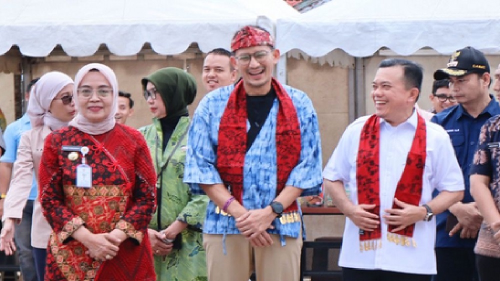 Kelana Nusantara, Menparekraf Sandiaga Temui Pelaku UMKM Ekonomi Kreatif Jambi