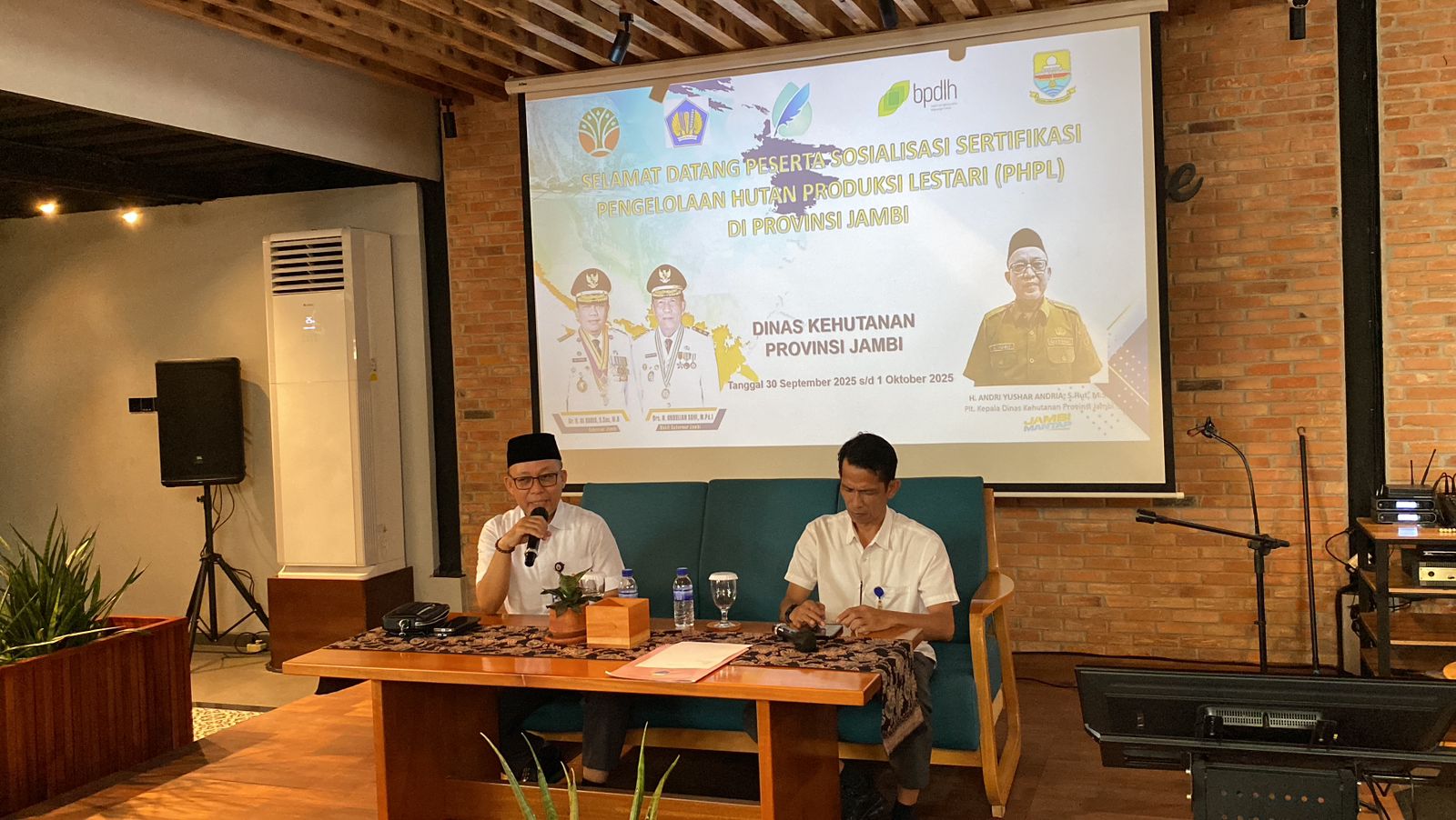 Dishut Jambi Gelar Sosialisasi Sertifikasi PHPL bagi Pemegang Izin PBPH