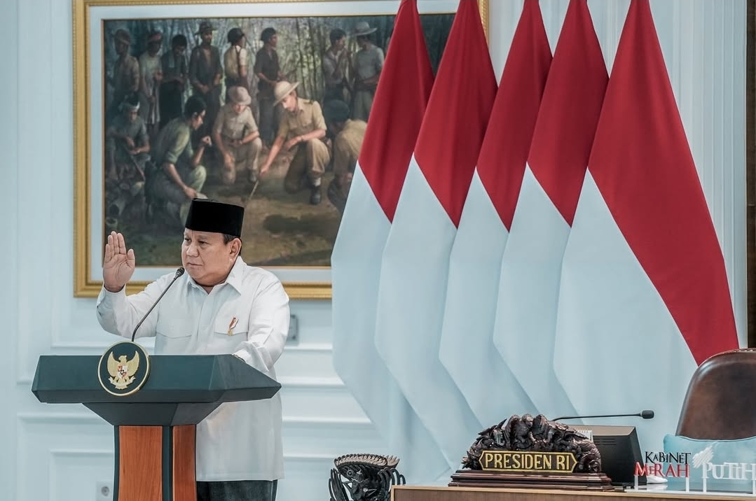 Prabowo Subianto Hadiri Halalbihalal Purnawirawan TNI AD, Tegaskan Komitmen Militer Demi Stabilitas Bangsa