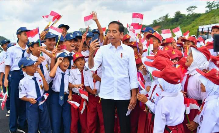 Bendungan Leuwikeris dan Modernisasi Daerah Irigasi Manganti Langsung di Resmikan Presiden Republik Indonesia 