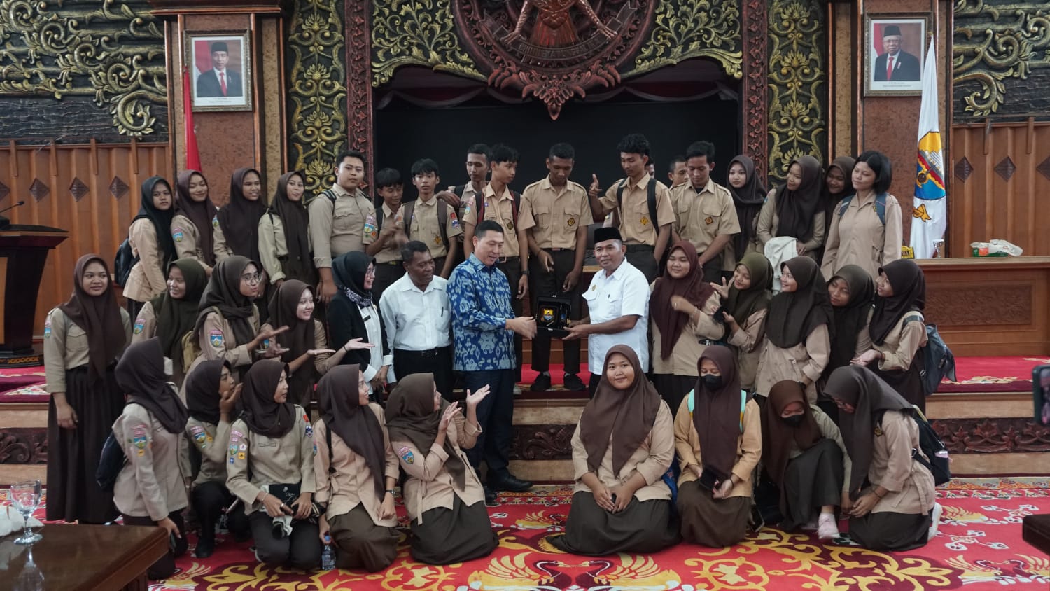 Dorong Mutu Pembelajaran P5, DPRD Jambi Budiyako Terima Kunjungan Puluhan Pelajar dari SMK PGRI 2