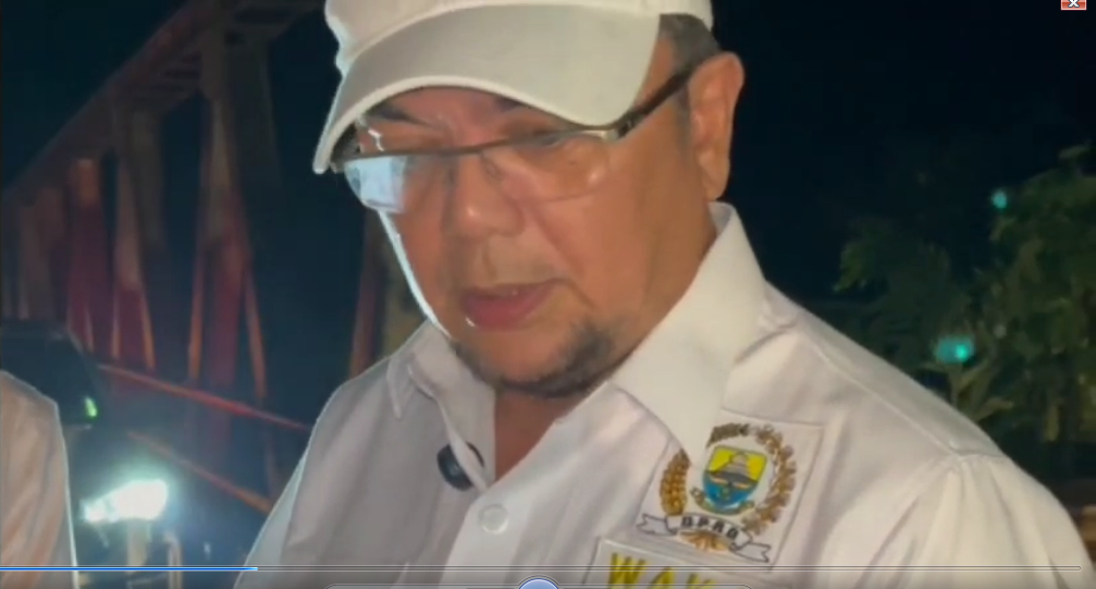  waka DPRD Jambi ivan wirata tinjau kondisi jalan padang lamo