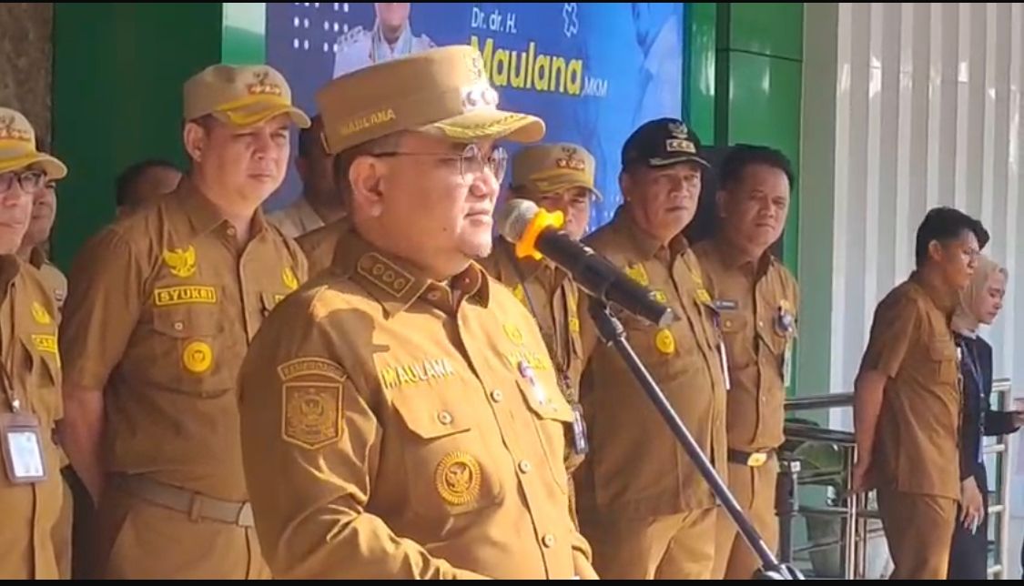 Apel penertiban pbg,Maulana luncurkan lapor pak bos