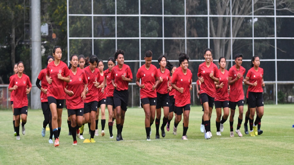 Laga AFF U-19 Women's Championship 2023 di Palembang, Pemain Indonesia Gencar Latihan Fisik