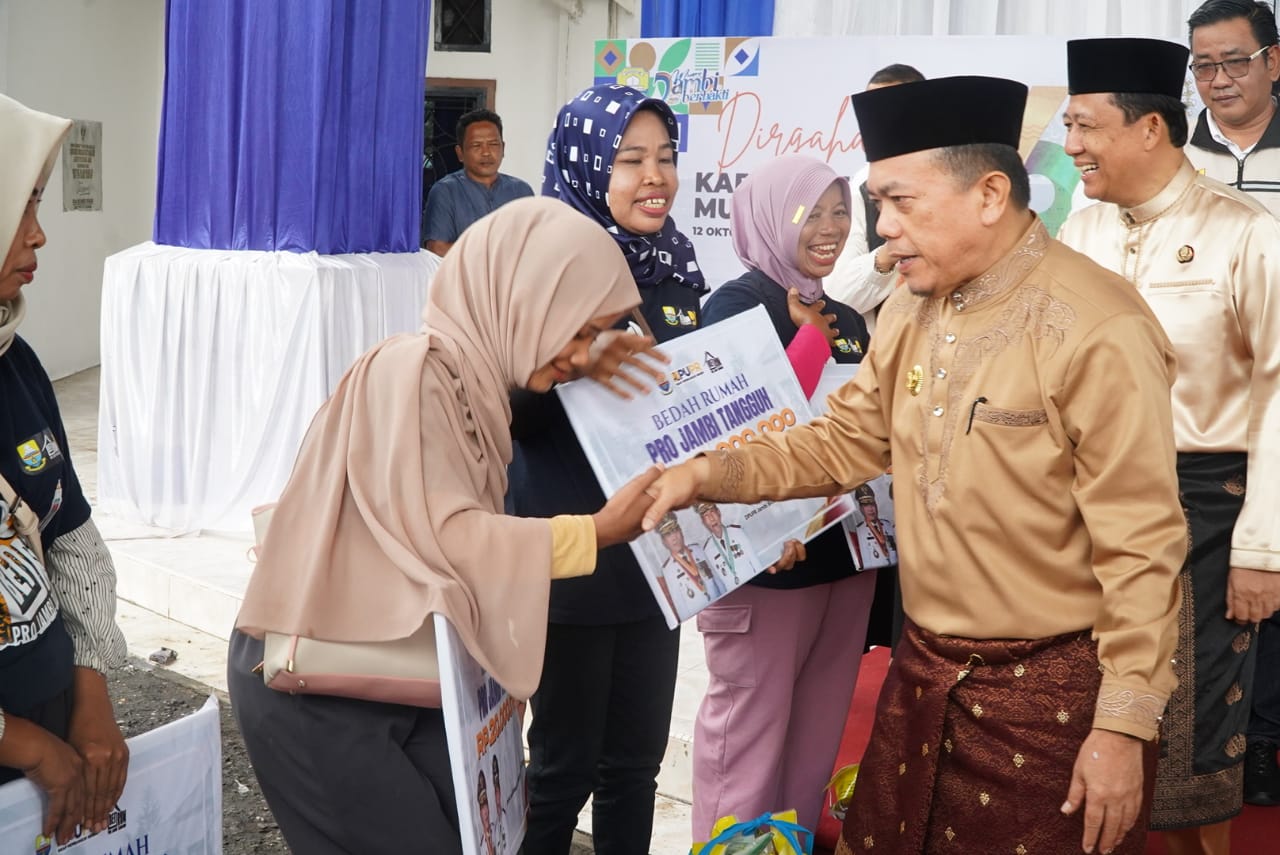 Program Bedah Rumah Warga Muaro Jambi Sudah Terealisasi 100 Persen