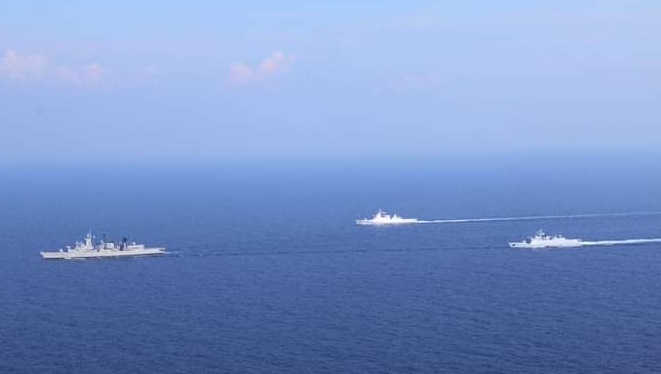 KRI Diponegoro-365 Pimpin Miscex Advance Manuevering Exercise di Laut Mediterania