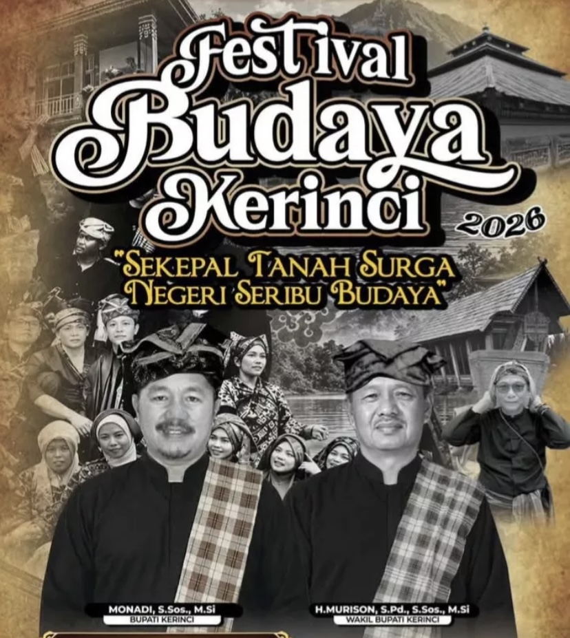 Festival Budaya Kerinci 2026 Segera Digelar, Ribuan Warna Tradisi Siap Ditampilkan