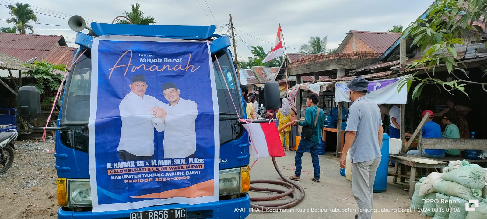 Peduli Akan Air bersih, Hairan-Amin Dapat Dukungan Masyarakat Kuala Indah