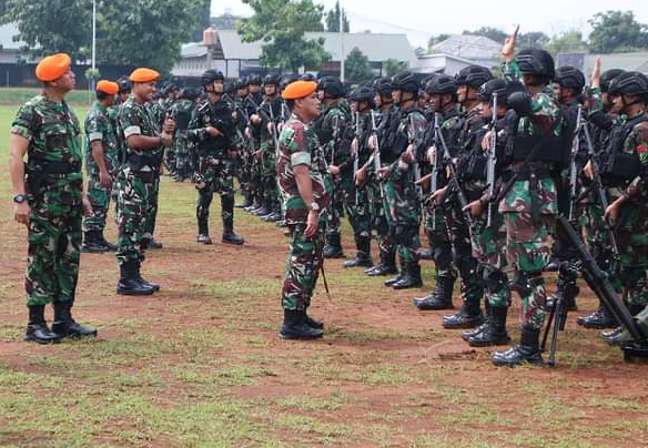 Prajurit Petarung Yonko 467 Kopasgat Siap Operasi Amankan Pangkalan Udara Tertinggi di Papua 