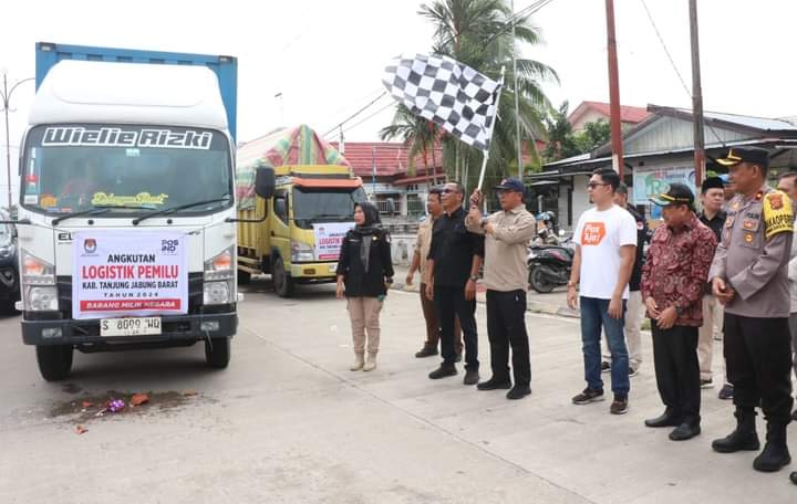 Distribusi Logistik, 13 Kecamatan di Tanjung Jabung Barat Siap Melaksanakan Pemungutan Suara 