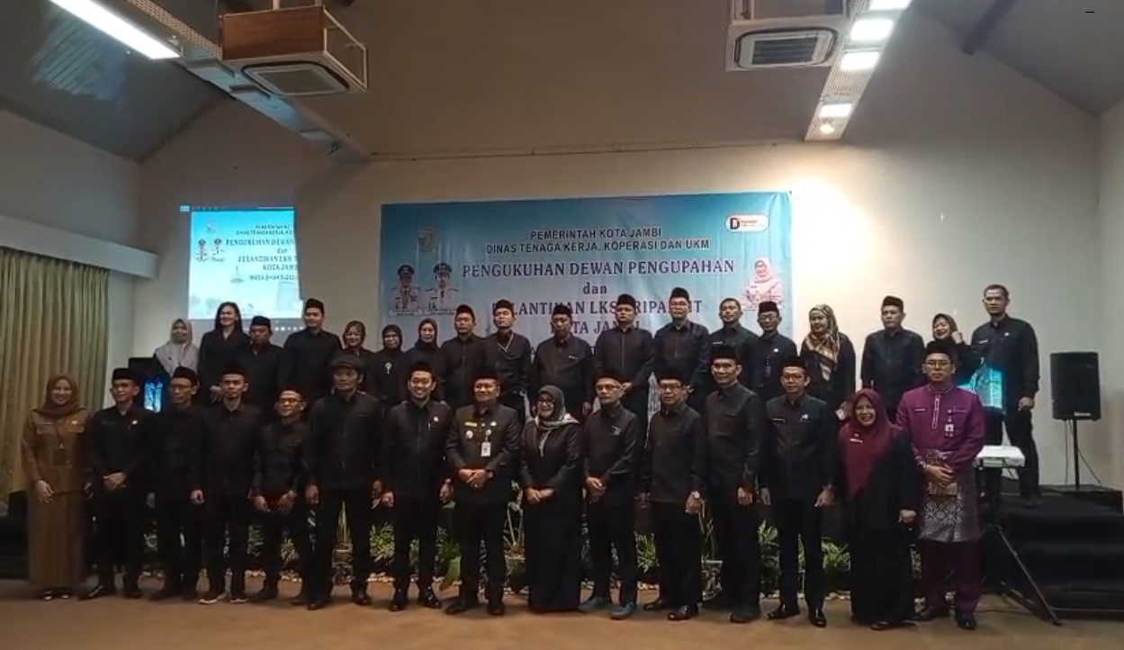 Wali Kota Jambi Kukuhkan Dewan Pengupahan Dan Lks Tripartit