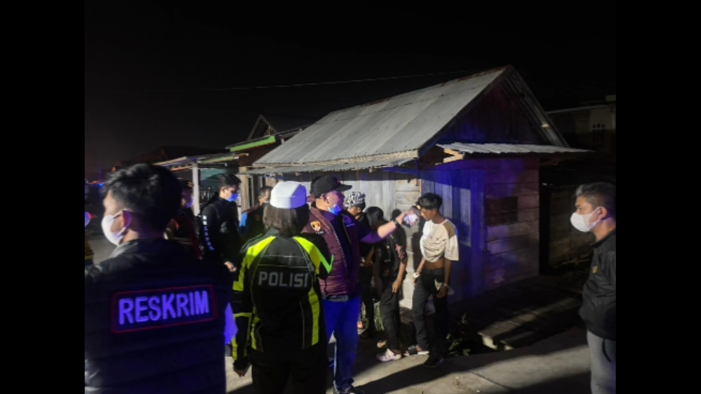Polres Tanjab Barat Gelar Patroli Blue Light, Cegah Gangguan Kamtibmas