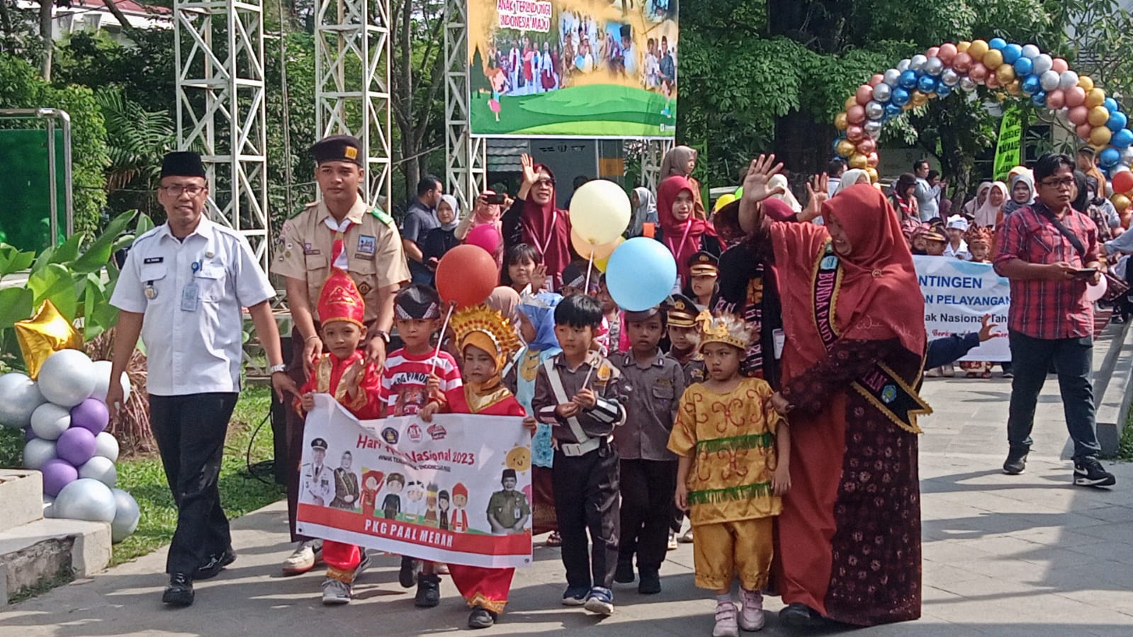 Peringatan Hari Anak Nasional Tahun 2023, 350 Anak Tunjukkan Kepiawaiannya di Kota Jambi