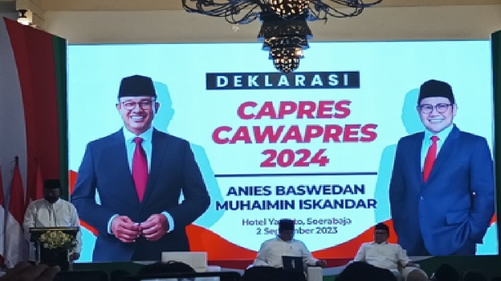 Diteriakin Amin, Deklarasi Pasangan Capres dan Cawapres Anies - Muhaimin Resmi Terbentuk