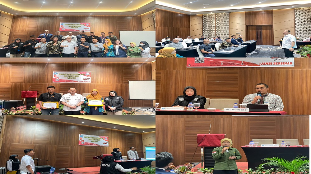 Workshop Penggiat P4GN BNN Provinsi Jambi di Dunia Usaha/Lingkungan Swasta Tahun 2023