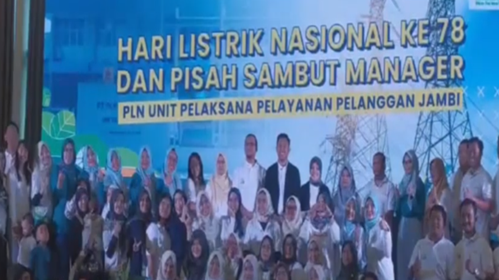 Hari Listrik Nasional ke 78 PLN UP3 Jambi Gelar Gathering dan Pisah Sambut Manager Ediwan