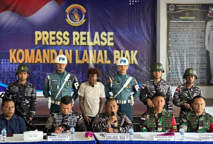 TNI AL Berhasil Amankan Terduga Intelijen TPN/OPM di Papua