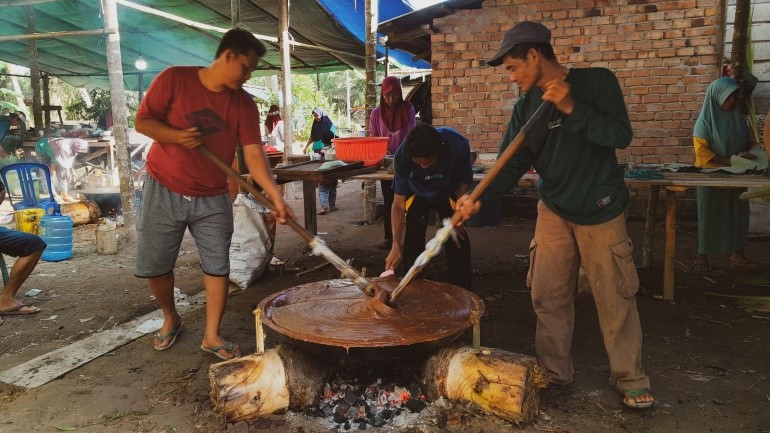 Kue Tradisional Jenang Khas Jawa di Kabupaten Tanjung Jabung Timur Provinsi Jambi