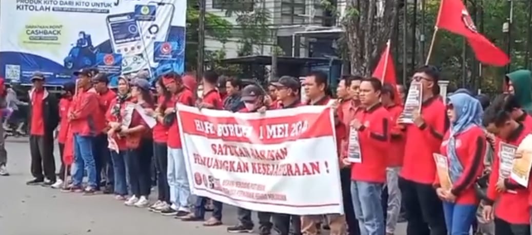 Buruh di Jambi Minta Keadilan Persoalan Upah Layak 