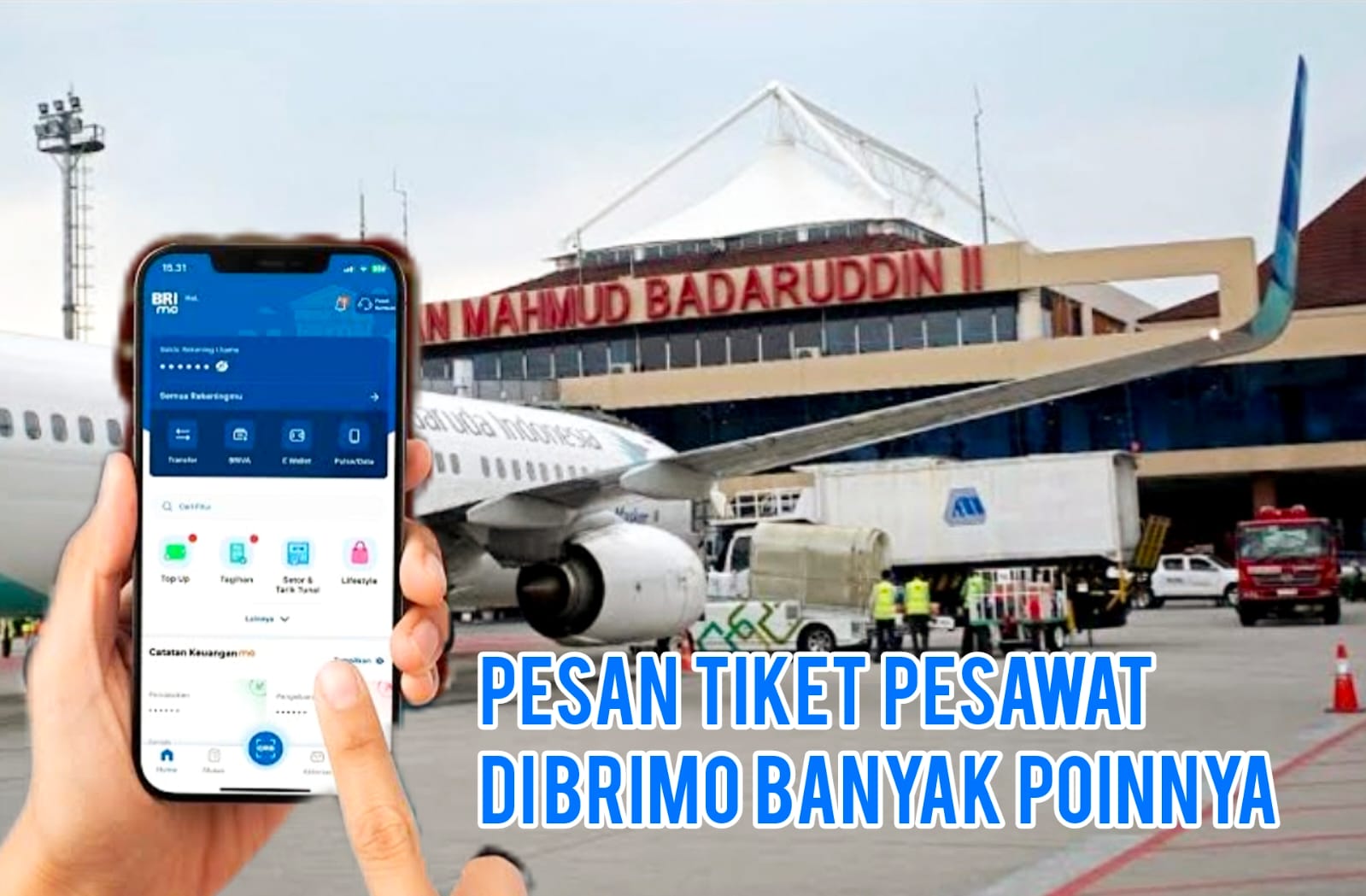 Tiket Pesawat Pakai BriMo, Bisa Dapat Poin Reward