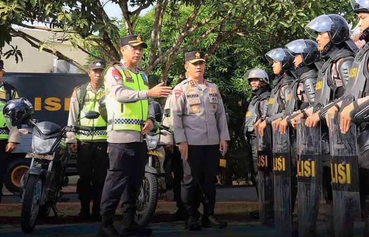 Kapolda Jambi Tinjau Persiapan Pengamanan Pilkada di Polres Kerinci dan Sarolangun