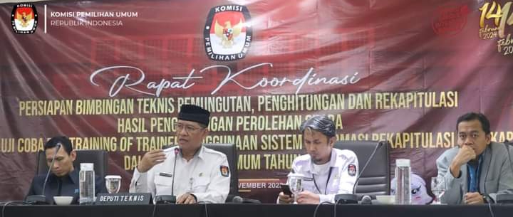 KPU Gelar Rapat Bimbingan Teknis Jelang Pemilu 2024