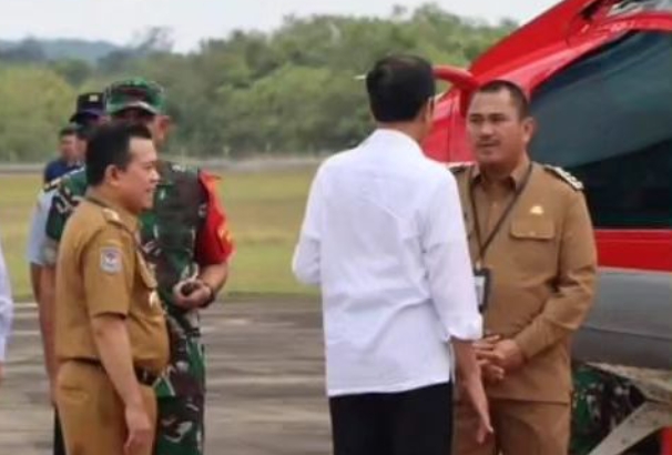 Presiden Jokowi Lanjut Kunker ke Bumi Langkah Serentak Limbai Seayun Kabupaten Bungo Jambi