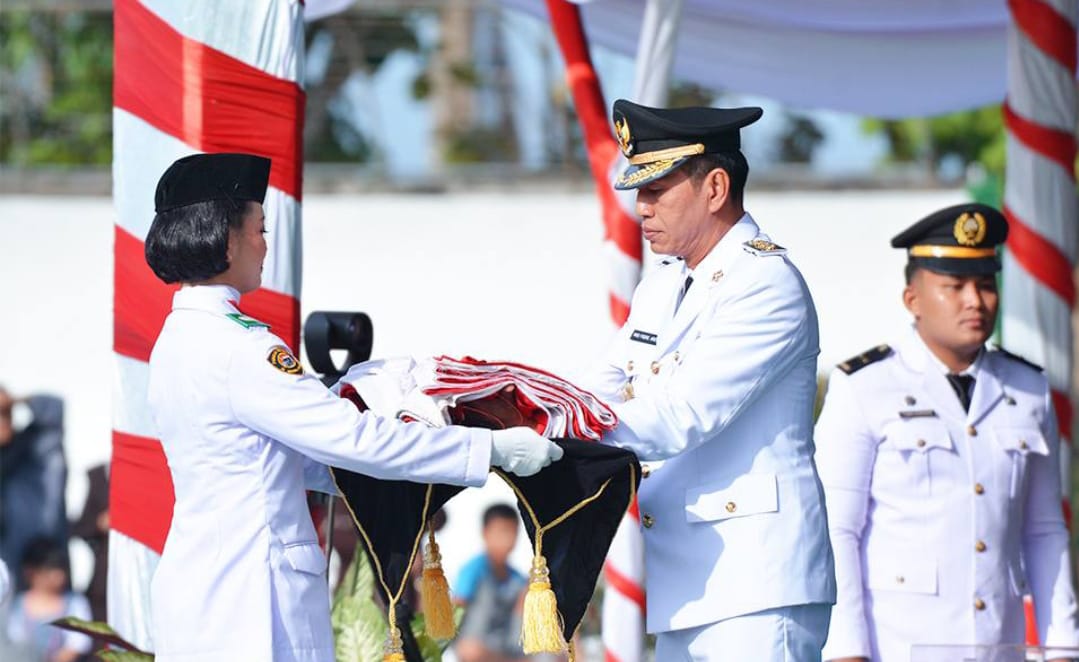 Upacara Peringatan HUT ke-80 Republik Indonesia di Batang Hari