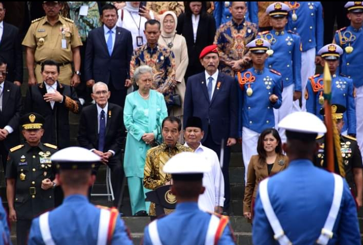 Panglima TNI Dampingi Presiden Jokowi Resmikan Graha Utama Akademi Militer Magelang