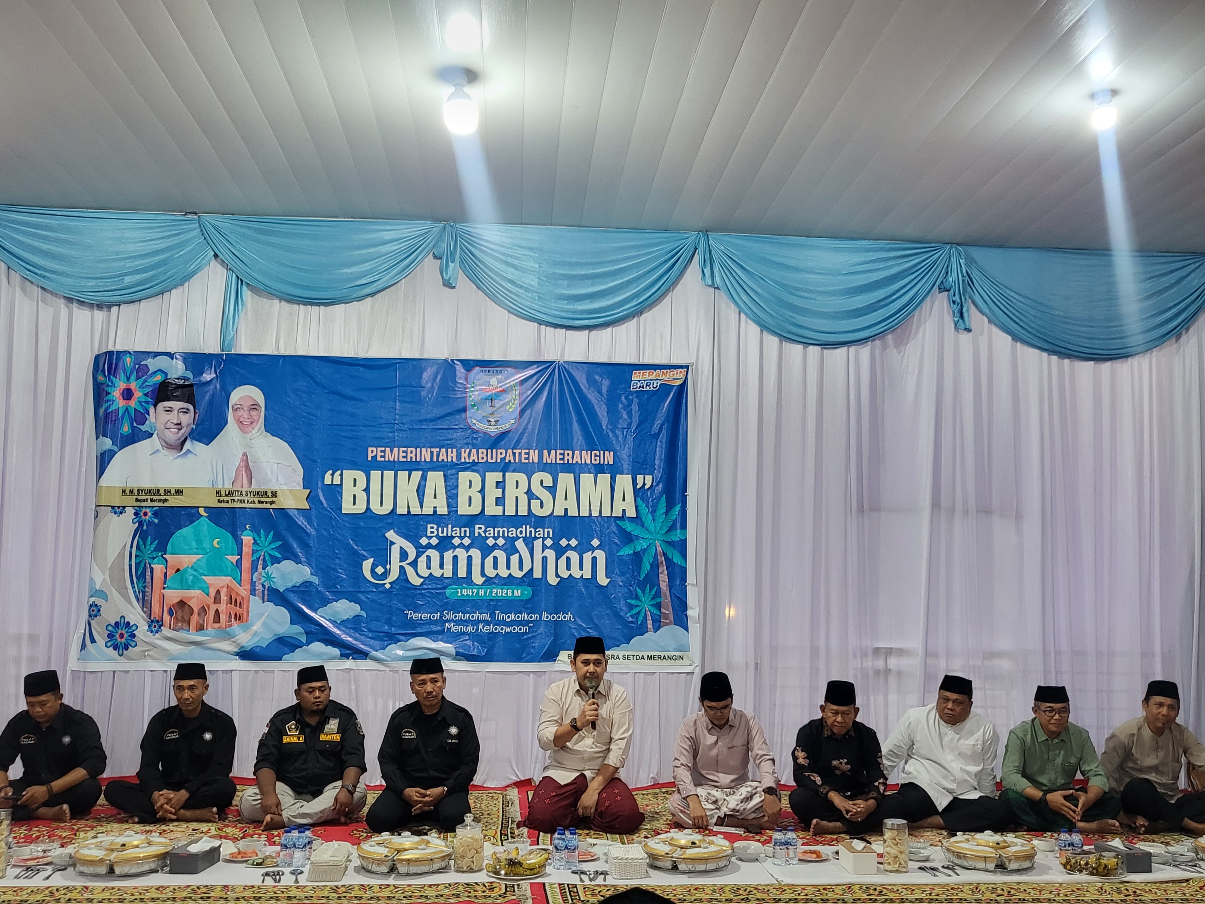Silaturahmi Ramadan, Bupati Merangin Buka Puasa Bersama Sesepuh dan Anggota PSHT
