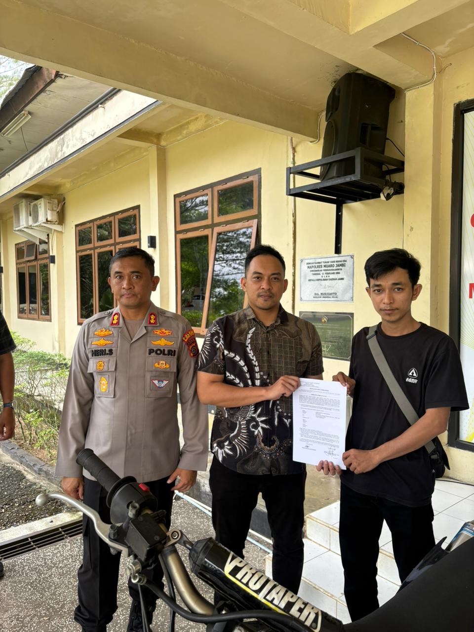 Motor yang Dicuri Maling Dikembalikan Polisi kepada Pemilik