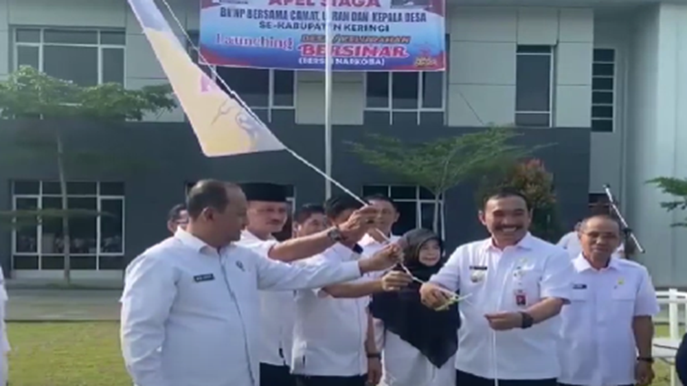 Launching Kampung Bersih Narkoba BNNP Jambi Bersama Pemerintah Kabupaten Kerinci