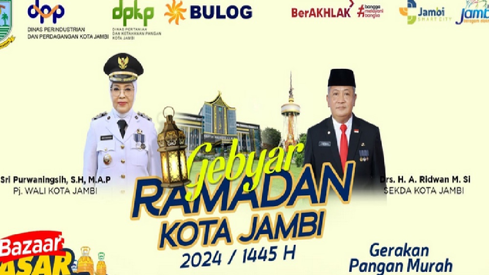 Gebyar Ramadan 2024 Kota Jambi, Pangan Murah dan Bazar Pasar di Kecamatan, Berikut Tanggalnya