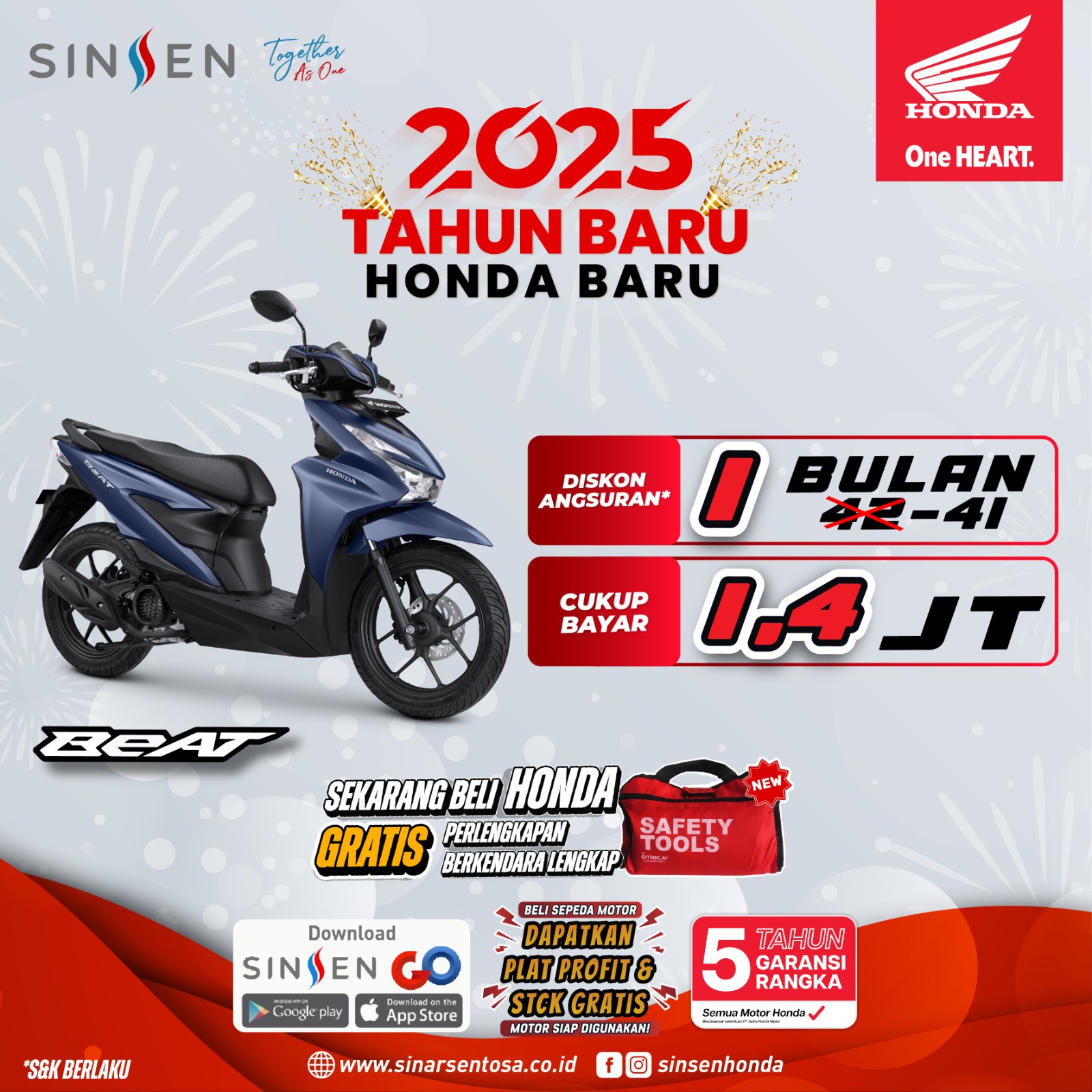 All New Honda BeAT Kini Lebih Mudah Dimiliki, Jangan Lewatkan Promo Terbarunya