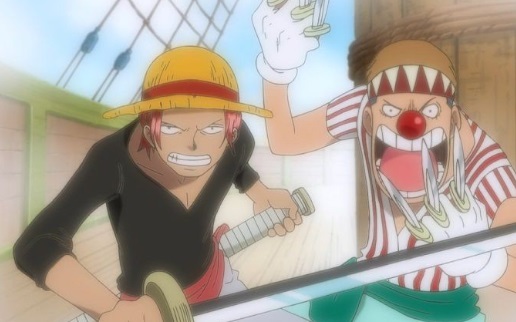 Teman, Rival, dan Petualangan Bersama, Kaitan Buggy dan Shanks dalam Anime One Piece