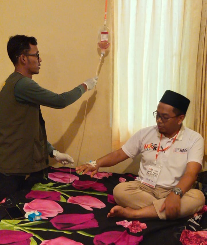 Tim Medis RSUD Banten Siaga Dampingi Peserta HPN 2026 dari SMSI