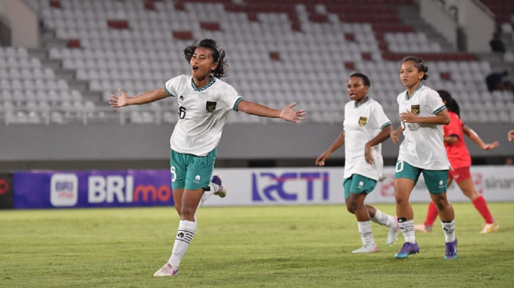 Laga  AFF U-19 Women's Championship 2023, Garuda Pertiwi Muda Raih Kemenanga Lawan Laos