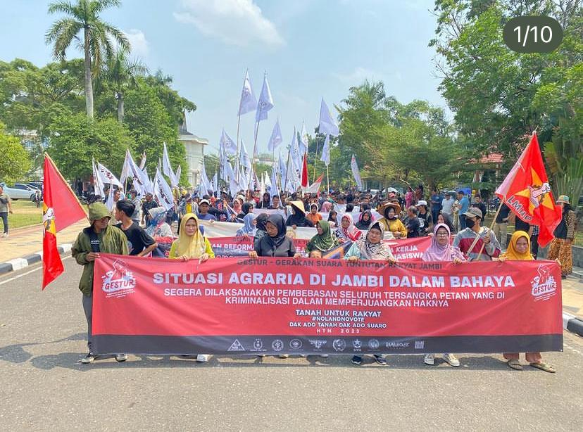1 Minggu Bahusni Ditahan, Petani Desa Sumber Jaya Diintimidasi, Minta Pertolongan Presiden Jokowi