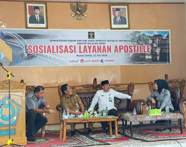 Lapas Perempuan Kelas IIB Jambi Hadiri Kegiatan Sosialisasi Layanan Apostille