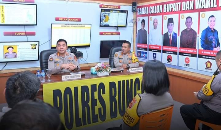 Persiapan Pengamanan Pilkada di Polres Bungo